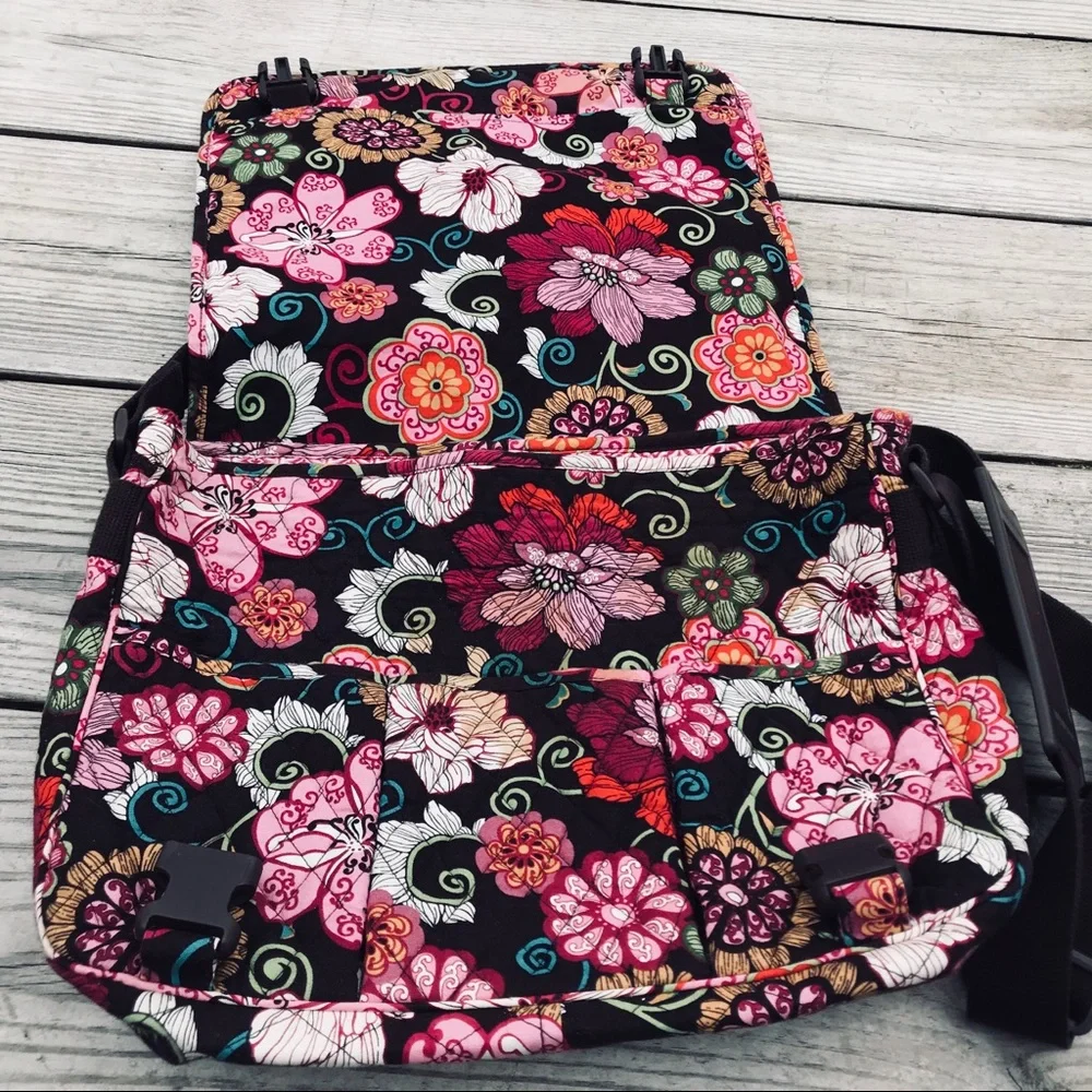 ✏️BACK2SCHOOL✏️ Laptop Messenger Mod Floral Pink